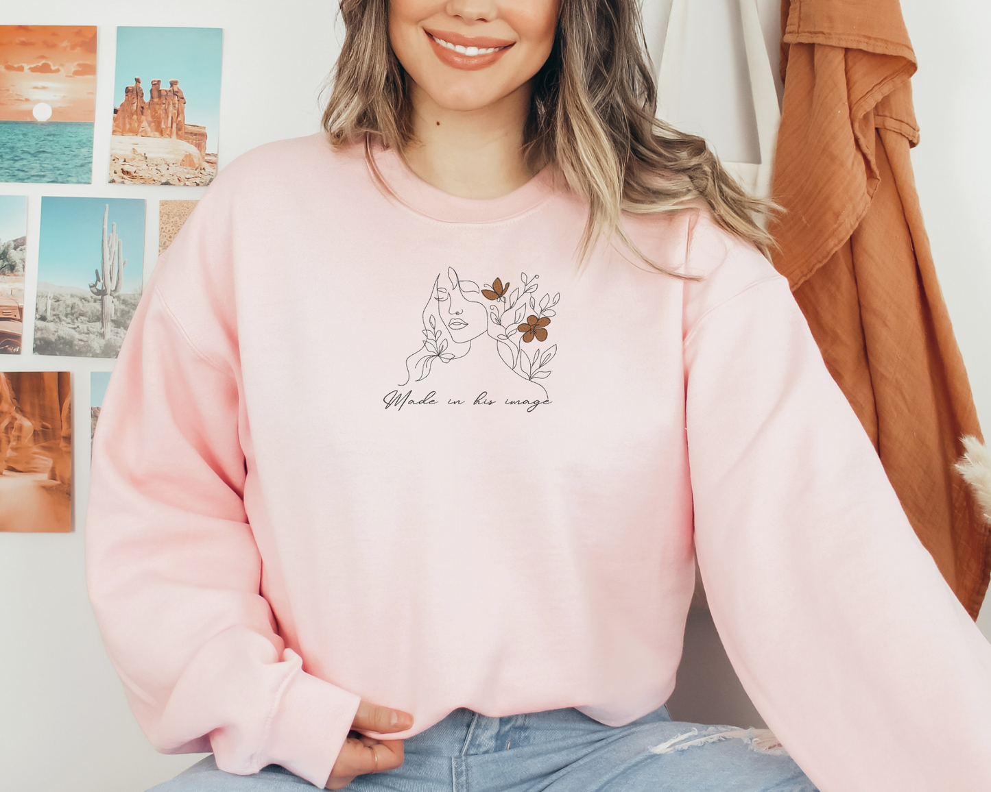 CHRISTIAN SWEATSHIRT/MADE IN HIS IMAGE SWEATSHIRT