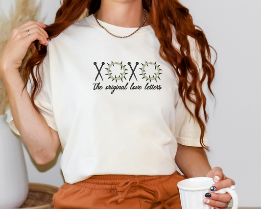 The Original Love Letter" – Embroidered Christian Tee