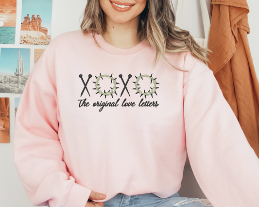 The Original Love Letter" – Embroidered Christian Sweatshirt