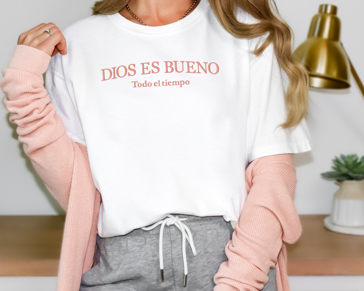 Dios es bueno Embroidered Shirt