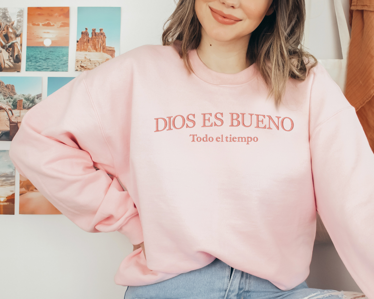 Dios es bueno Embroidered Shirt