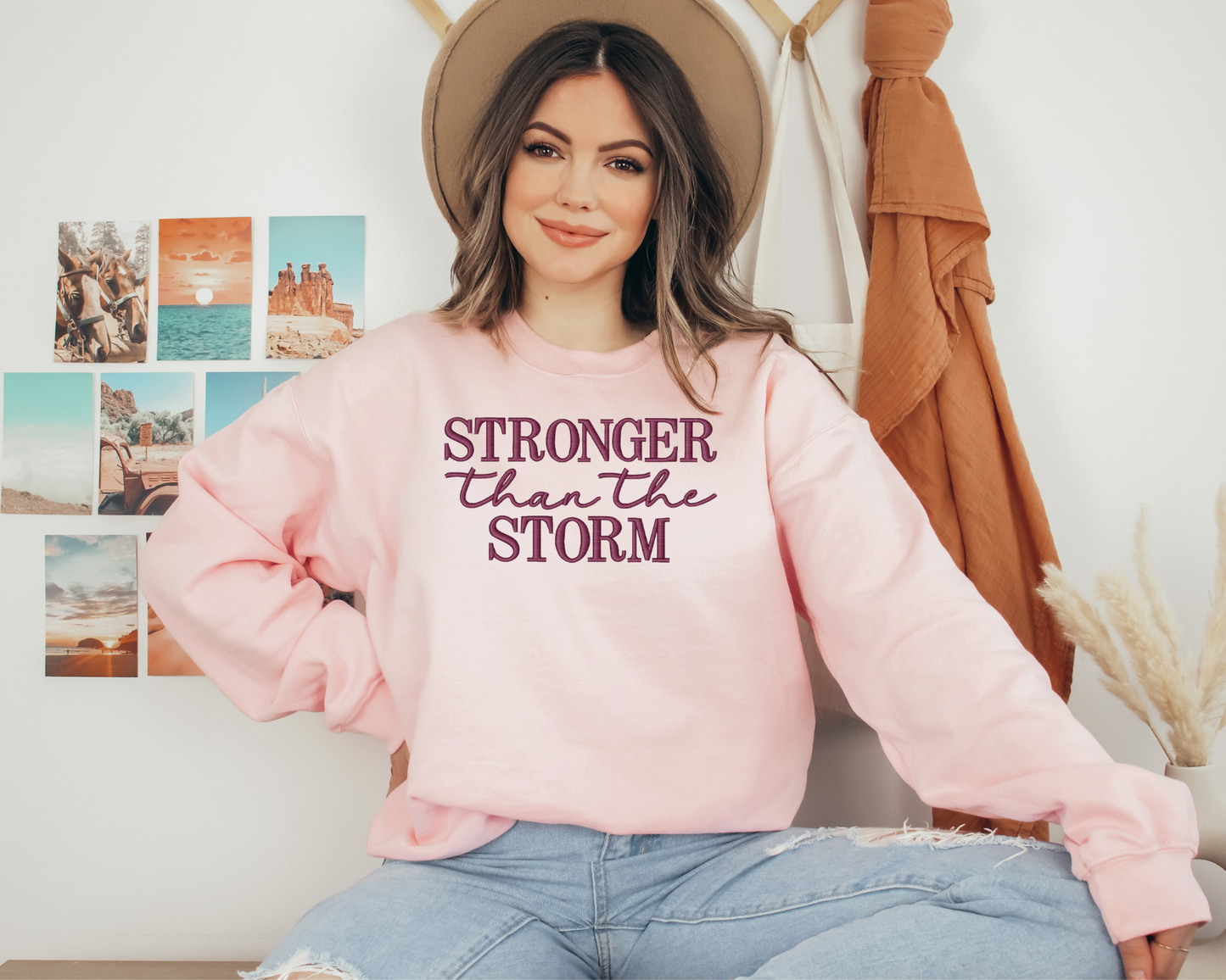 Stronger than the storm sweatshirt