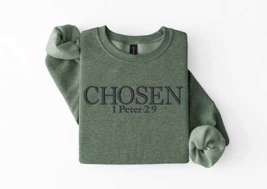 CHOSEN ✝️ | 1 Peter 2:9 Unisex Sweatshirt