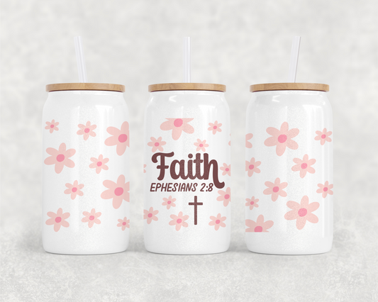 Faith  Glass can