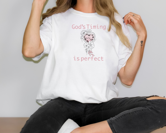 El tiempo de Dios es camiseta perfecta