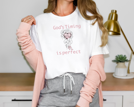 El tiempo de Dios es camiseta perfecta